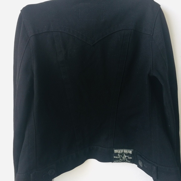 Women's Stretch Ponte Jimmy Jacket byTrue Religion - Picture 4 of 5